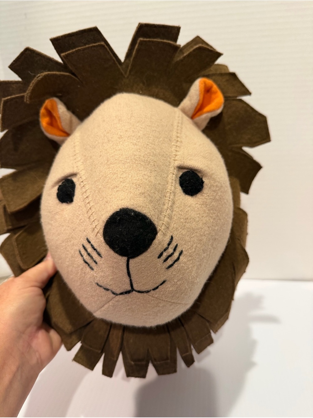 Lion Head Wall Hanging Stuffed Animal Plush Target Nursery Kids Decor